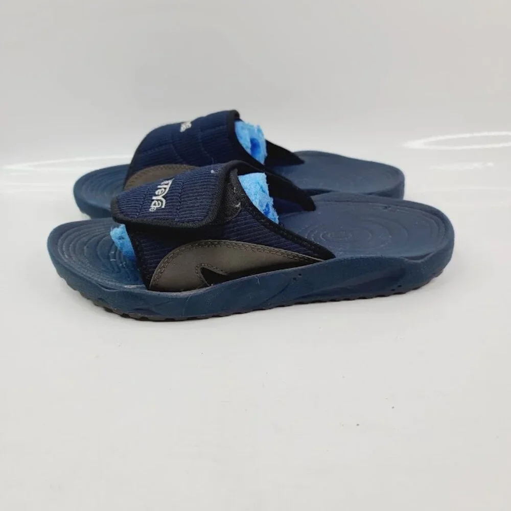 Teva‎ Men's Navy Adjustable Slip-On Casual Slide Sandal Size US 8